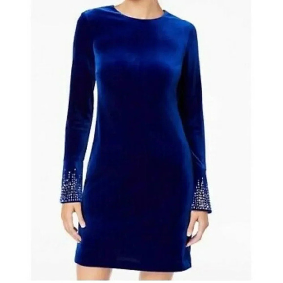 Calvin Klein Velvet Dress - Picture 2 of 16